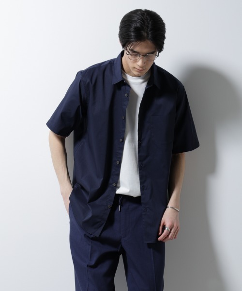 NANO universe（ナノ・ユニバース） シャツ 「ICE FLOW LINEN