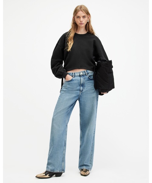 「ALLSAINTS」 スウェットカットソー X-SMALL ブラック レディース