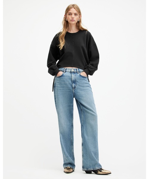 「ALLSAINTS」 スウェットカットソー X-SMALL ブラック レディース