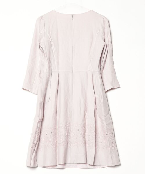 「Debut de Fiore」 7分袖ワンピース 38 ピンク レディース_画像2