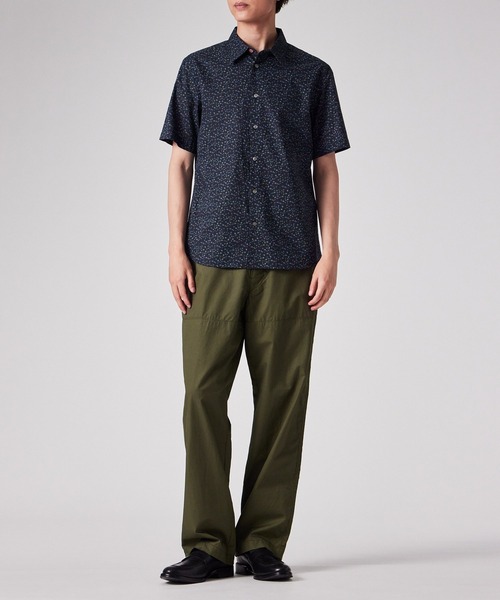 PS Paul Smith Taverna 総柄　グリーン　半袖シャツ　Mサイズ PS Paul Smith シャツ Oxalis Floral” 半袖シャツ / 152310