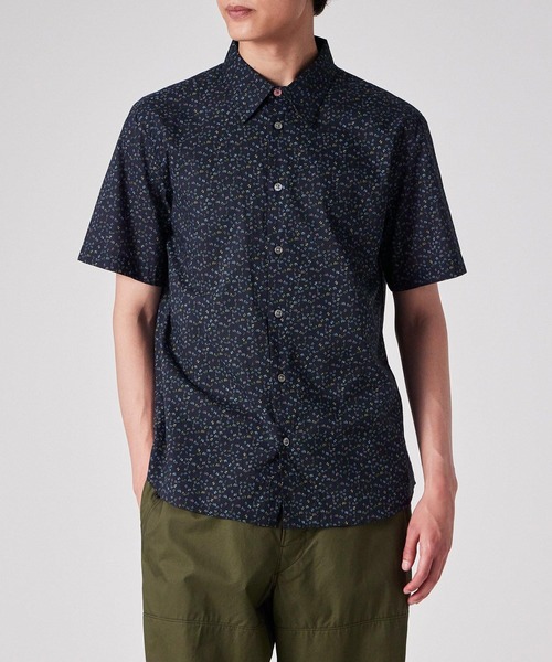 Paul Smith 花柄 半袖シャツ XL 中古・古着通販】Paul Smith London (ポールスミスロンドン) 花