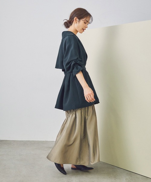 「ROPE'」 トレンチコート 38 ベージュ レディース
