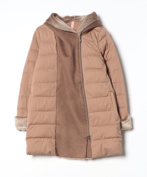 YOSOOU（ヨソオウ） ダウンジャケット 2 ブラウン レディース