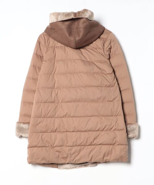 YOSOOU（ヨソオウ） ダウンジャケット 2 ブラウン レディース