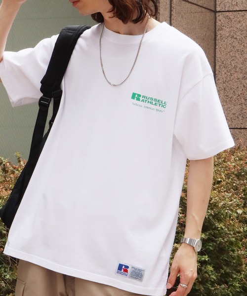 YALE RUSSELL ATHLETIC パープル Tシャツ Fサイズ 正式的 YALE RUSSELL トップス Fサイズ Tシャツ パープル