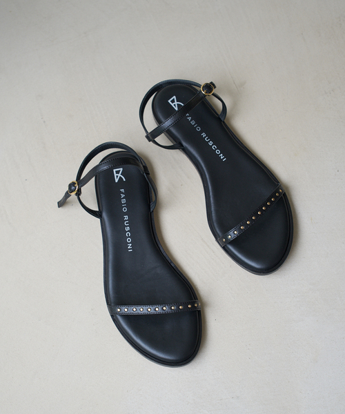 未使用品plage別注ファビオルスコーニ 38 plage サンダル FABIO RUSCONI / ファビオルスコーニ 別注 STUDS