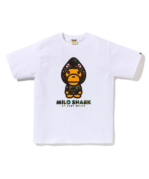 A  BATHING  APE    MILO  ポロシャツ A BATHING APE tシャツ 1ST CAMO MILO SHARK FZH TEE メンズ