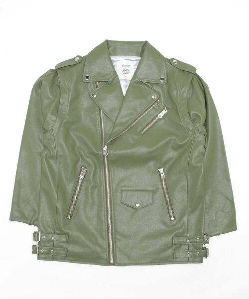 jouetie（ジュエティ） ライダースジャケット MEDIUM グリーン