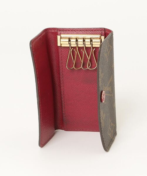 LOUIS VUITTON キーケース ブラウン LOUIS VUITTON 「LOUIS VUITTON」 モノグラム フューシャ 4連