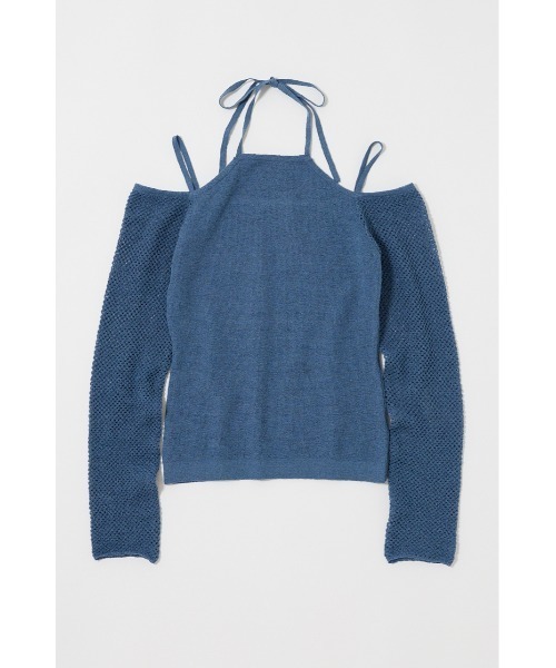 MOUSSY（マウジー） ニット セーター OPEN SHOULDER HALTER ニット