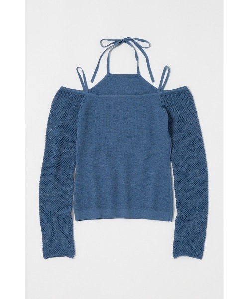 MOUSSY（マウジー） ニット セーター 「25年AW新作」OPEN SHOULDER