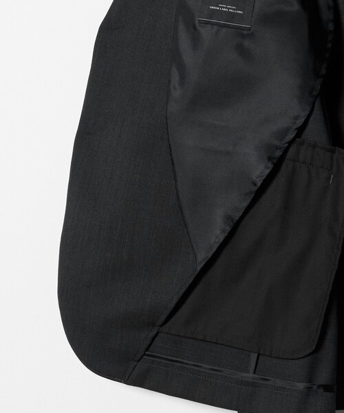 GREEN LABEL　ナロージャケット＆パンツ セール】 TR ホップサック ナロー ジャケット -ストレッチ・防