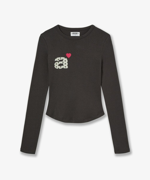 aeae tシャツ DOT SMALL LETTER L/S レディース メンズ : ZOZOTOWN