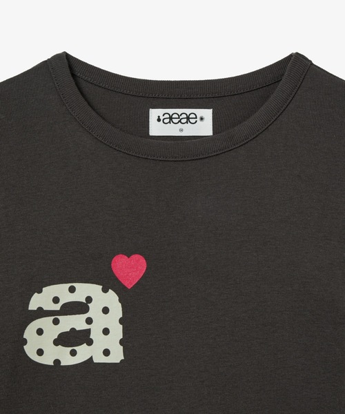 aeae tシャツ DOT SMALL LETTER L/S レディース メンズ : ZOZOTOWN