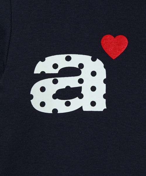 aeae tシャツ DOT SMALL LETTER L/S レディース メンズ : ZOZOTOWN
