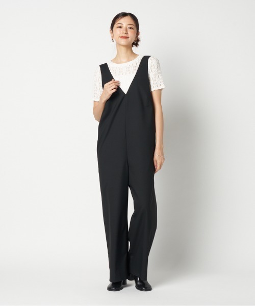 HELIOPOLE（エリオポール） パンツ JUMP SUITS (V NECK) レディース