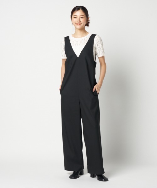 HELIOPOLE（エリオポール） パンツ JUMP SUITS (V NECK) レディース