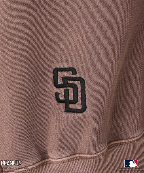 トレーナー スウェット ＭＬＢ＊ＳＮＯＯＰＹウラケ　579073 レディース
