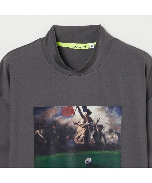新品未使用品VIVA HEART長袖シャツ オリーブ　ゴルフ13200円Ｌ〜LL VIVA HEART（ビバハート） シャツ 「VIVA HEART/GOLF」VIVAHE(ART