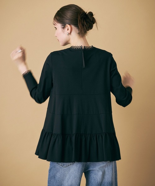 Audie a Muses（オーディア ミューズ） ブラウス シャツ 胸元フラワー