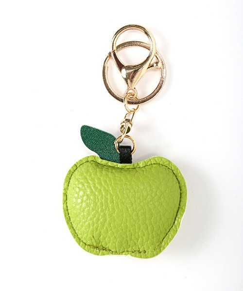 チャーム PUレザーリンゴモチーフチャーム レザーチャーム フルーツ