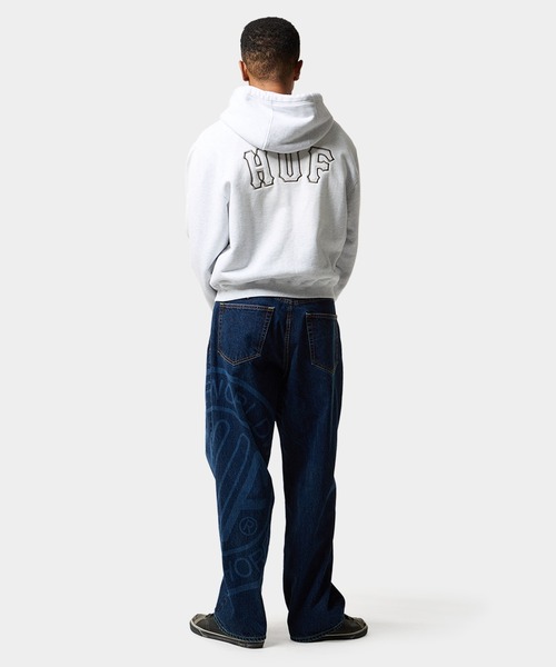 HUF パーカー ARCH WIDE FULL ZIP HOODIE メンズ レディース