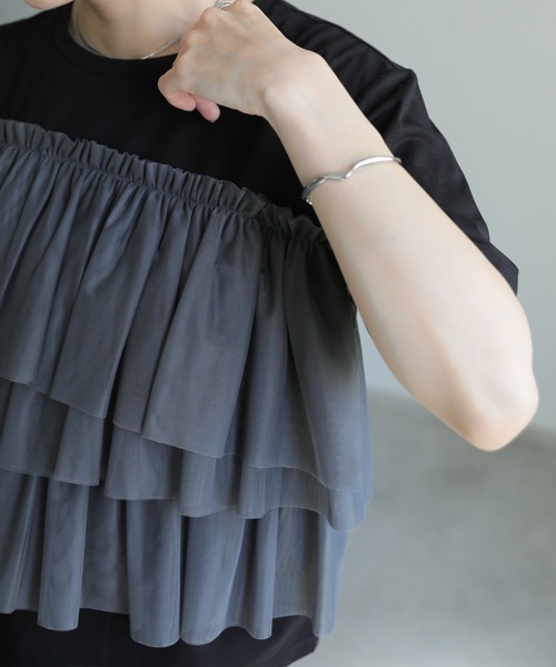 select MOCA（セレクトモカ） 半袖カットソー FREE オフホワイト