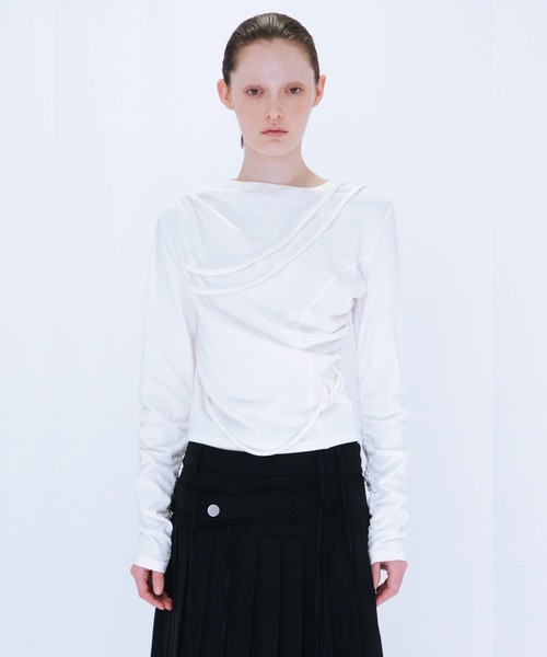 VIAVANDA tシャツ STRINGS LONG SLEEVE レディース : ZOZOTOWN Yahoo 