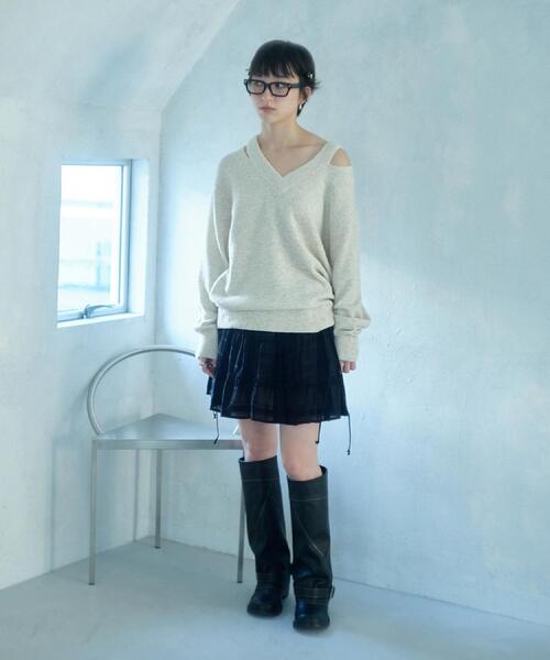 CODE A スカート dream ruffle lace mini skirt : ZOZOTOWN Yahoo!店