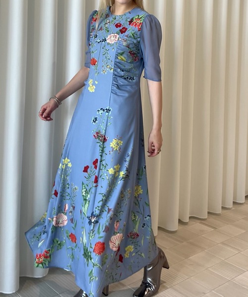 Ameri（アメリ） ワンピース ESMERALDA IN FULL BLOOM DRESS