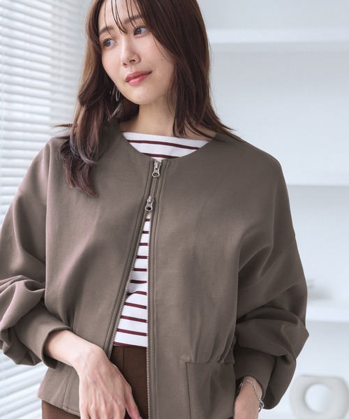 ROPE' PICNIC（ロペ ピクニック） カーディガン W-ZIPドルマンカット