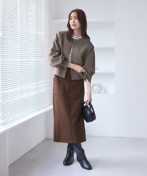【新品タグ付き❤︎】DE PRES ベーシックウールシルク ロングカーディガン martinique(マルティニーク)｜FOXカシミアVネックカーディガン