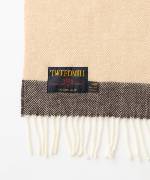 TWEEDMILLマフラー 正規取扱店 TWEEDMILL (ツイードミル) 25-190-T Lambswool Scarf