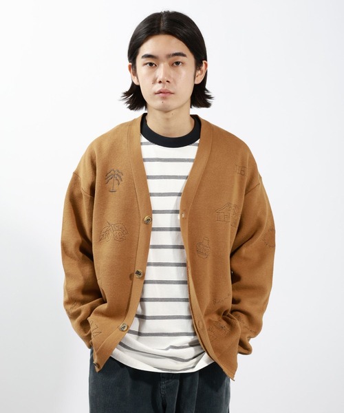 BAYFLOW（ベイフロー） カーディガン ラクガキニットカーディガン