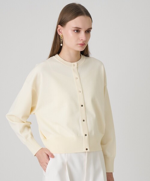 ANAYI（アナイ） カーディガン ドット釦ブルゾン カーディガン