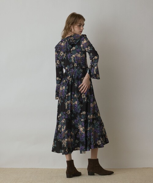 GRACE CONTINENTAL ワンピース ボタニカルベリープリント