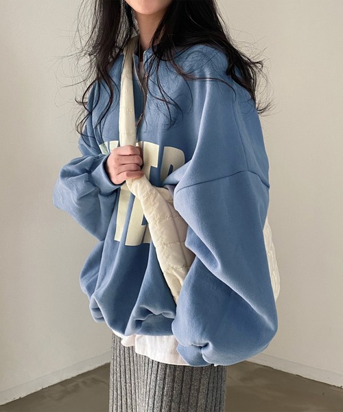 Girly Doll（ガーリードール） トレーナー スウェット ハーフジップ