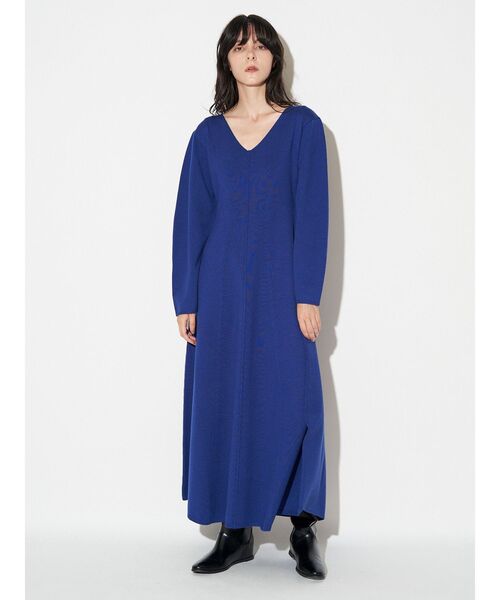 エレンディーク　ニットワンピース ELENDEEK（エレンディーク） ワンピース フィット＆フレアニット
