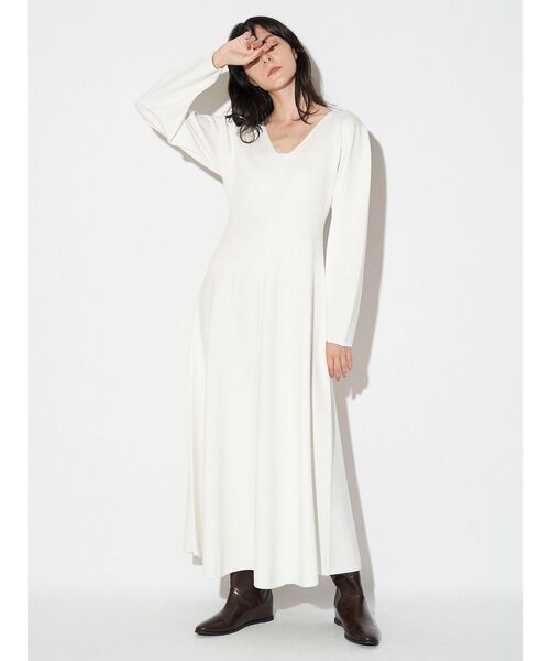 ELENDEEK（エレンディーク） ワンピース フィット＆フレアニット