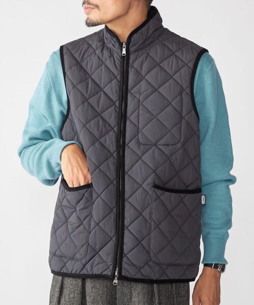 SHIPS（シップス） ベスト ジレ SHIPS:「手洗い可能」NETPLUS(R