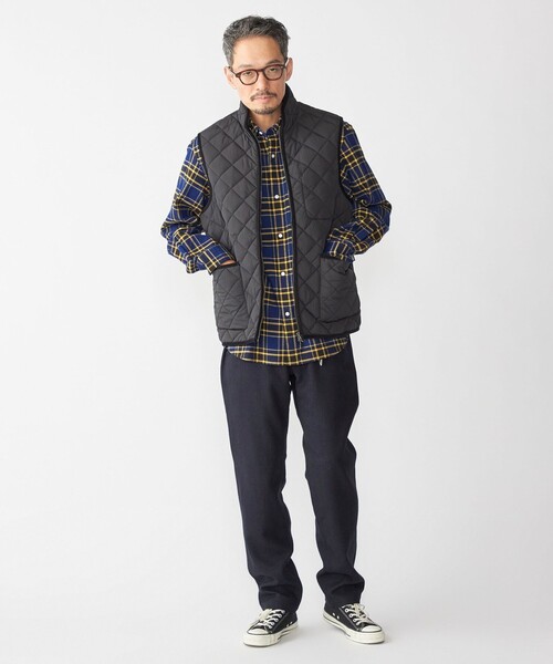 SHIPS（シップス） ベスト ジレ SHIPS:「手洗い可能」NETPLUS(R