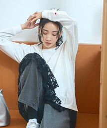 coen（コーエン） tシャツ 「再入荷/新色追加」ハートモチーフアソート