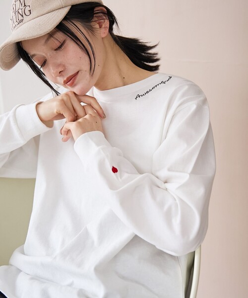 coen（コーエン） tシャツ 「再入荷・新色追加」ハートモチーフ