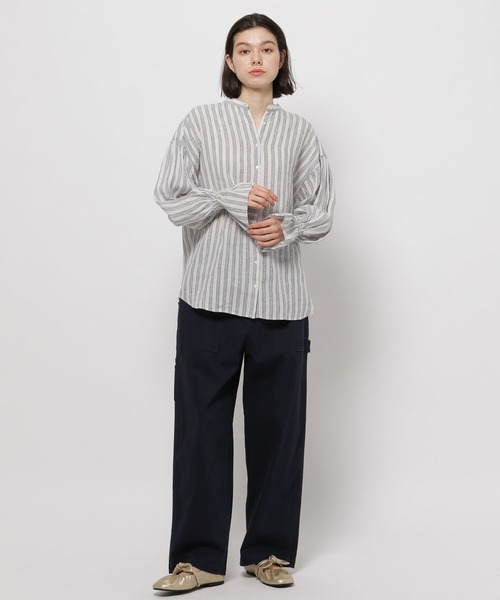 「niko and...」 長袖ブラウス LARGE ブルー レディース_画像8