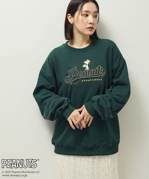 PEANUTS トレーナー スウェット ベースボールスウェット レディース