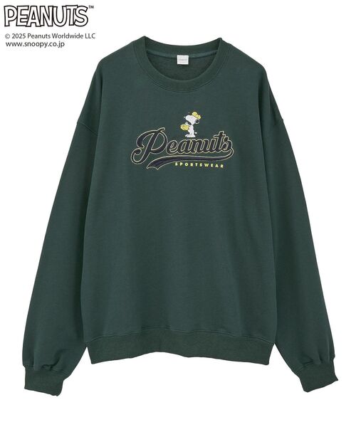 PEANUTS トレーナー スウェット ベースボールスウェット レディース