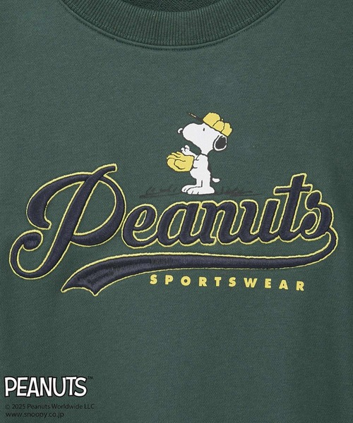 PEANUTS トレーナー スウェット ベースボールスウェット レディース