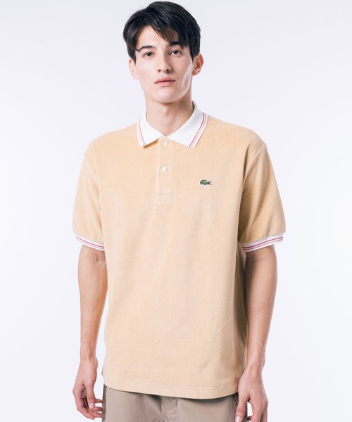 「LACOSTE」 半袖ポロシャツ 2 ベージュ メンズ