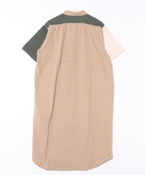 「KRIFF MAYER Lady's Collection」 シャツワンピース MEDIUM ベージュ レディース_画像2